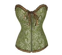 Top da donna, corsetto senza spalline in raso con lacci e balene da donna, di grandi dimensioni, lingerie da sposa, body gotico, body corsetto sotto il petto costume sexy di Halloween