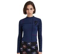 Top da donna Desigual nero con strisce al neon in stile Neckholder XS