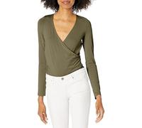 Top da donna Guess crossocer a volant verde M