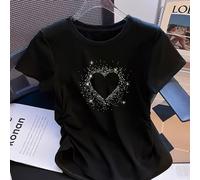 Top da donna rivisto con design a vita che stringe la vita figura più . È elastico, molto per un abbigliamento casual e uno stile moderno e . Una maglietta stampata