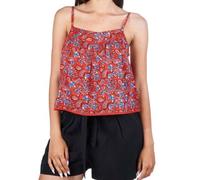 Superdry Vintage Embellished Sleeveless Blouse Rosso M Donna