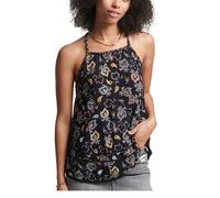 Top da donna SuperDry vintage Beach Cami nero senza spalline S
