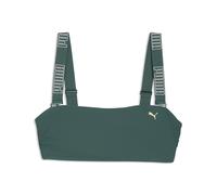 Top da nuoto a fascia PUMA da donna, Accessori, Verde, L L