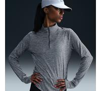 Top da running con zip a 1/4 Dri-FIT UV Nike Swift - Donna - Grigio L (IT 48-50)