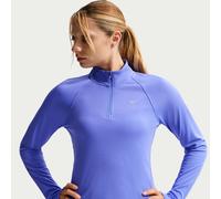 Top da running Dri-FIT con zip a 1/4 Nike Tempo - Donna - Blu M (IT 44-46)