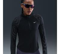 Top da running Dri-FIT con zip a 1/4 Nike Tempo Flash - Donna - Nero S (IT 40-42)