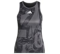Top da tennis da donna Adidas Club Graphic Tank - grey five/black/carbon - Grigio (L)