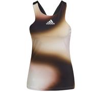 Top da tennis da donna Adidas Mel Y Tank W - black/sandy beige met/white - Multicolore (XS)