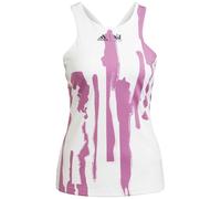 Top da tennis da donna Adidas New York Y-tank - white/semi pulse lilac - Bianco (L)