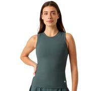 Top da tennis da donna Björn Borg Ace Pocket Ribbed Tank - urban chic - Verde (S)