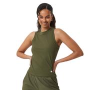 Top da tennis da donna Björn Borg Ace Rib Tank Pocket - olive night - Verde (L)