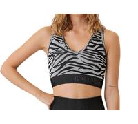 Top da tennis da donna Björn Borg Sthlm Seamless Light Crop Top - multi - Multicolore (L/XL)