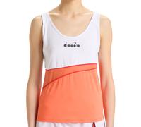 Top da tennis da donna Diadora L. Tank Icon W - vermillion orange - Multicolore, Arancione (XS)