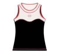 Top da tennis da donna EA7 Tennis Pro Freestyle - black/vapor blue - Nero (L)