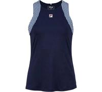 Top da tennis da donna Fila Tami - vichy print - Blu (M)