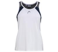 Top da tennis da donna Head Club 22 Tank Top W - white/dark blue - Bianco (L)