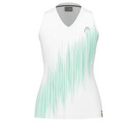 Top da tennis da donna Head Performance Tank Top - candy/print perf white - Bianco (XS)