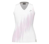 Top da tennis da donna Head Performance Tank Top - vivid pink/print perf white - Bianco (S)