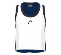 Top da tennis da donna Head Play Crop Top - white/royal - Bianco (XS)