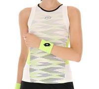 Top da tennis da donna Lotto Tech W I - D4 Tank - bright white/sharp green - Multicolore (S)