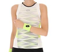 Top da tennis da donna Lotto Tech W I - D4 Tank - bright white/sharp green - Multicolore (XS)