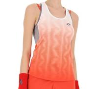 Top da tennis da donna Lotto Top W IV Tank 2 - red poppy/bright white - Rosso (S)