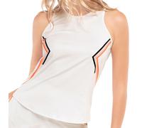 Top da tennis da donna Lucky in Love Animal Instinct All The Stripe Angles Tank - white - Bianco (L)