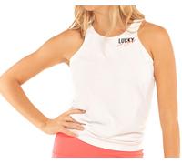 Top da tennis da donna Lucky in Love Core Signature My Lucky Tie Back Tank - white - Bianco (L)