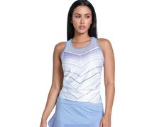 Top da tennis da donna Lucky in Love Lavender Love Tie Back Tank - blav - Bianco (L)