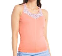 Top da tennis da donna Lucky in Love Liberty In Love Blossom Tie Back Tank - peach - Rosa (S)