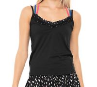 Top da tennis da donna Lucky in Love Neon Lights Let It Glow Bralette Cami - black - Nero (S)