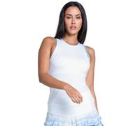 Top da tennis da donna Lucky in Love Shibori Stripe Tank - white - Bianco (L)