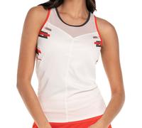 Top da tennis da donna Lucky in Love Tech It In Tie Back Tank - white - Bianco (S)
