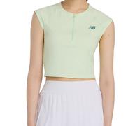 Top da tennis da donna New Balance Tournament Cap - lime - Verde (S)