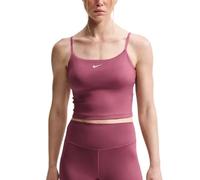 Top da tennis da donna Nike One Medium Support Padded Adjustable Sports Bra Tank - pink smoke - Rosa (S)