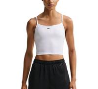 Top da tennis da donna Nike One Medium Support Padded Adjustable Sports Bra Tank - white/black - Bianco (M)