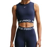 Top da tennis da donna Nike Pro Dri-Fit Cropped Tank - midnight navy/white - Blu (L)