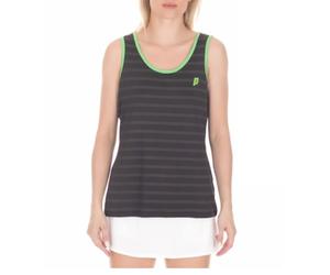 Top da tennis da donna Prince Tank Top - black/green - Nero (XS)