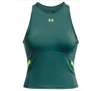 Top da tennis da donna Under Armour Armour Mesh Tank - coastal teal/lime surge - Turchese, Verde (XS)