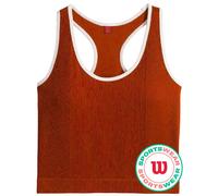 Top da tennis da donna Wilson Everyday Brami - clay court - Arancione (M)