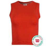 Wilson Pro Seamless Sleeveless T-shirt Arancione XS Donna