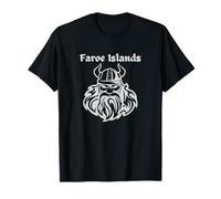Top da Uomo Vichingo da Viaggio delle Isole Faroe Maglietta