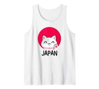 Top da Viaggio, Magliette e Accessori da Viaggio con Gatto Portafortuna Giapponese Canotta