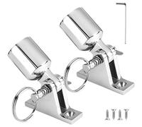 Top Deck Hinge - Boat Bimini Top Hinge, Stainless Steel Screws | Quick Release Boat Hanger, Marine Awning Attachment Set Installation Tools Yacht Parasol Fittings Marine Deck Side Mount Hinge