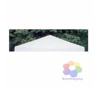 Giardini del Re Copertura Gazebo 3x4 mt Impermeabile Top in Poliestere colore Bianco