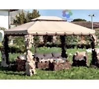 Top Di Ricambio Telo Superiore Per Gazebo Con Air Vent Sfiato 3x4 Impermeabile