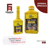 Top Diesel Additivo Bardahl Trattamento Pulisci Iniettori Gasolio 1 Litro 250 ml