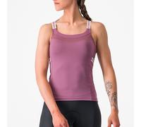 Top donna Castelli Bavette - Viola bianco S / Viola