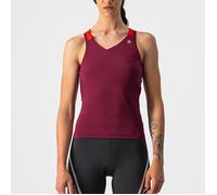Maglia Castelli Solaris spalline viola rosso donna - S