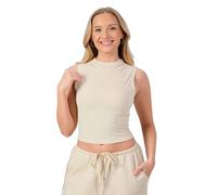 Top donna NEO a collo alto senza maniche Almond 1 St